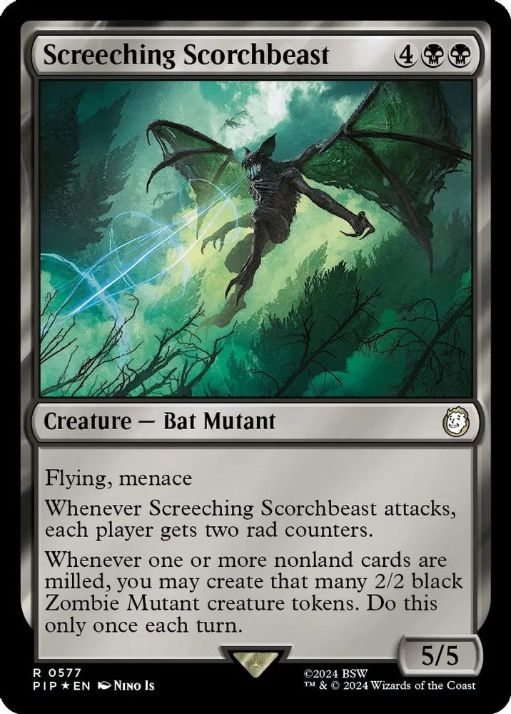 Screeching Scorchbeast (Surge Foil)