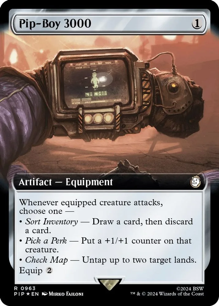 Pip-Boy 3000 (Extended Art · Surge Foil)
