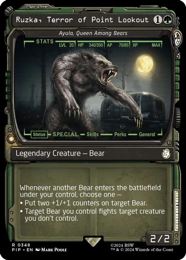 Ruzka, Terror of Point Lookout - Ayula, Queen Among Bears (Showcase)