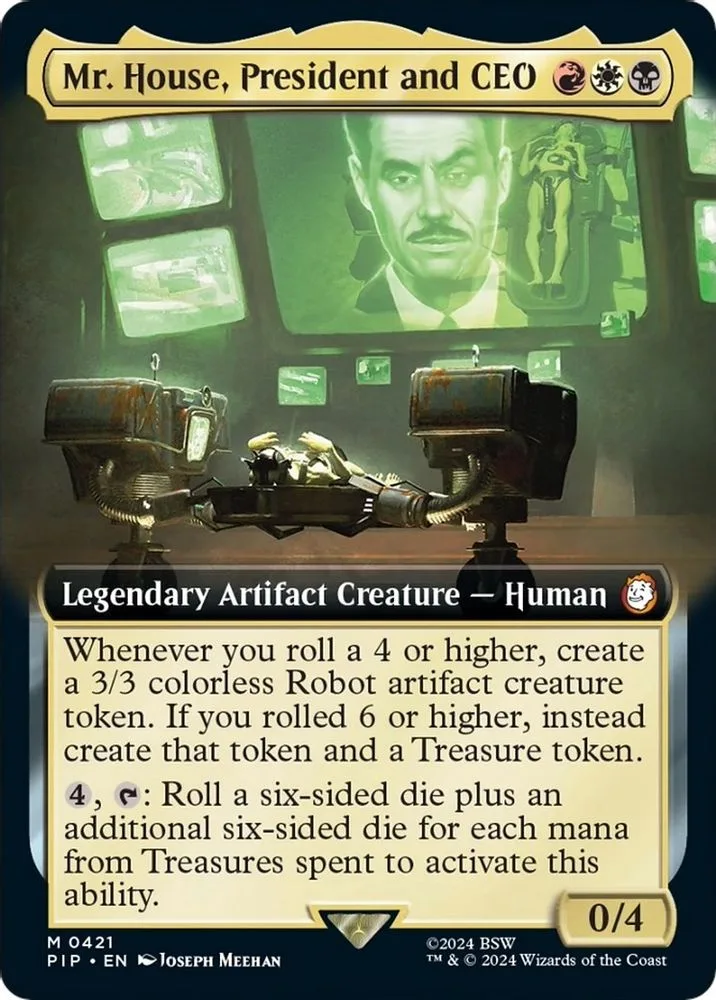 Mr. House, President and CEO (Extended Art)