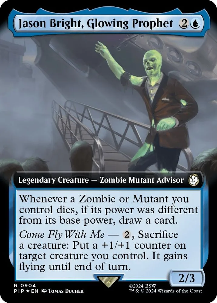 Jason Bright, Glowing Prophet (Extended Art · Surge Foil)