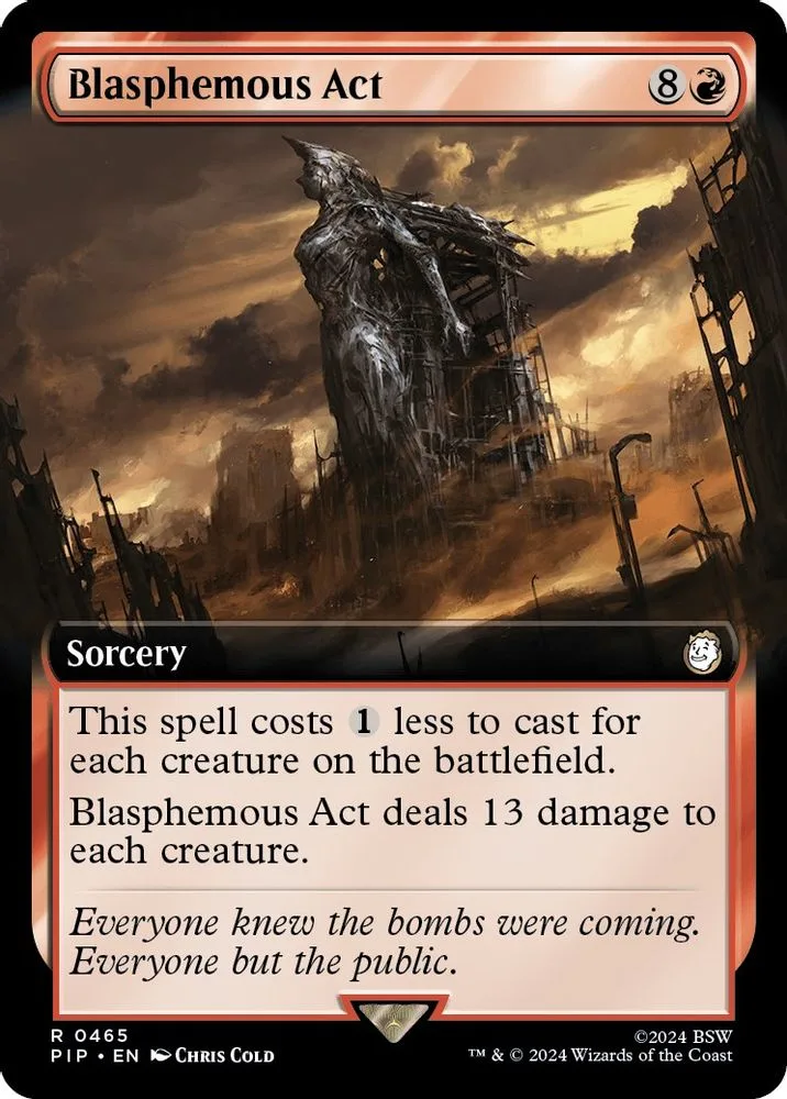 Blasphemous Act (Extended Art)