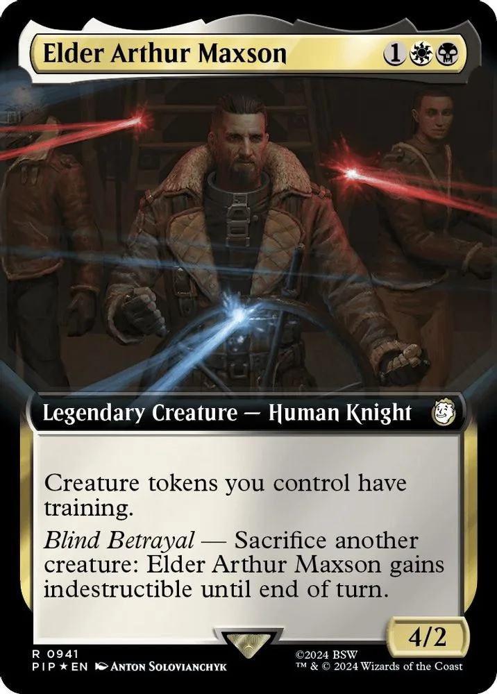Elder Arthur Maxson (Extended Art · Surge Foil)