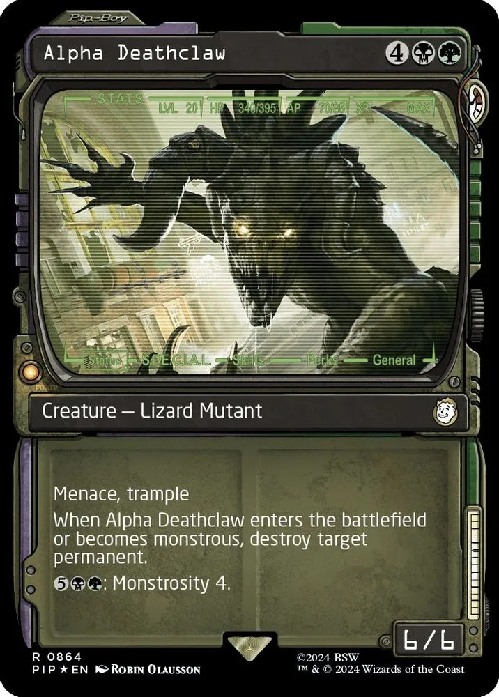 Alpha Deathclaw (Showcase · Surge Foil)