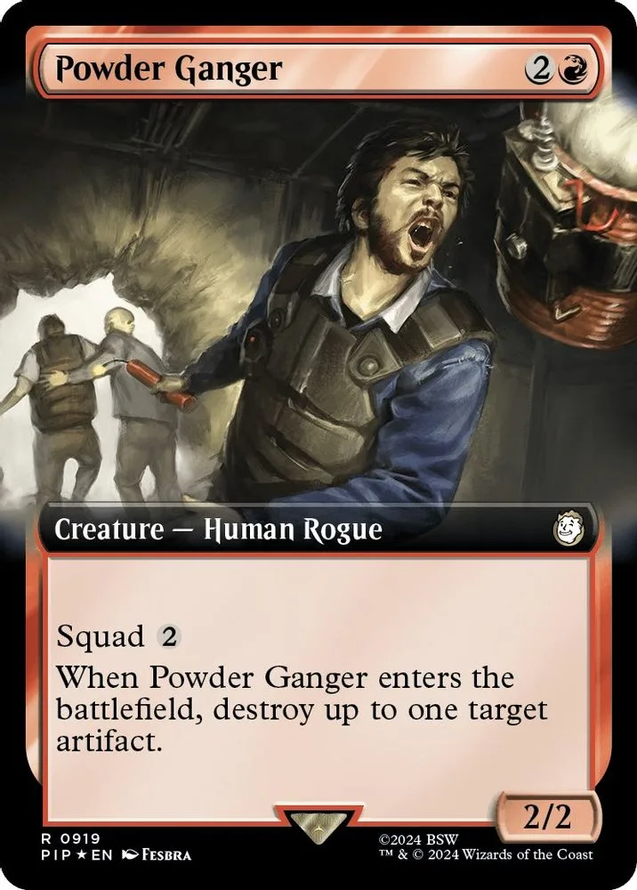 Powder Ganger (Extended Art · Surge Foil)