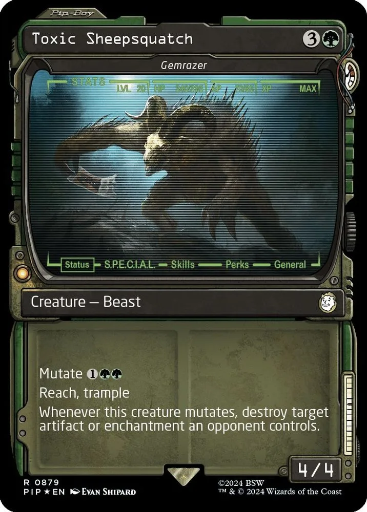 Toxic Sheepsquatch - Gemrazer (Showcase · Surge Foil)