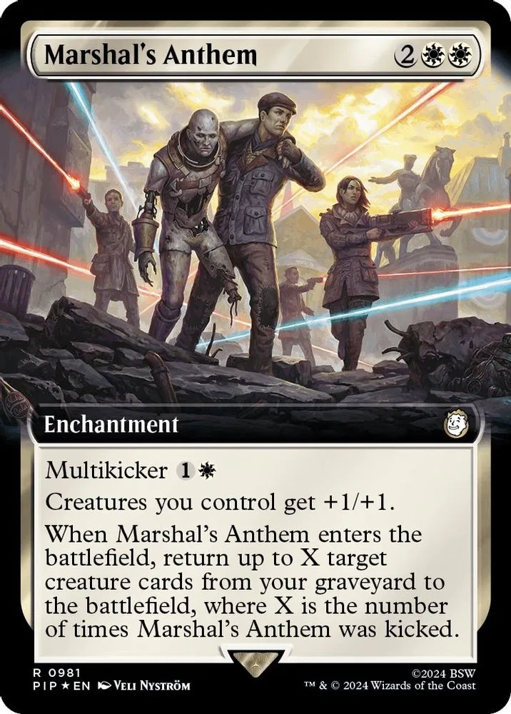 Marshal's Anthem (Extended Art · Surge Foil)