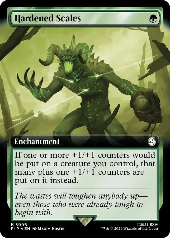 Hardened Scales (Extended Art · Surge Foil)