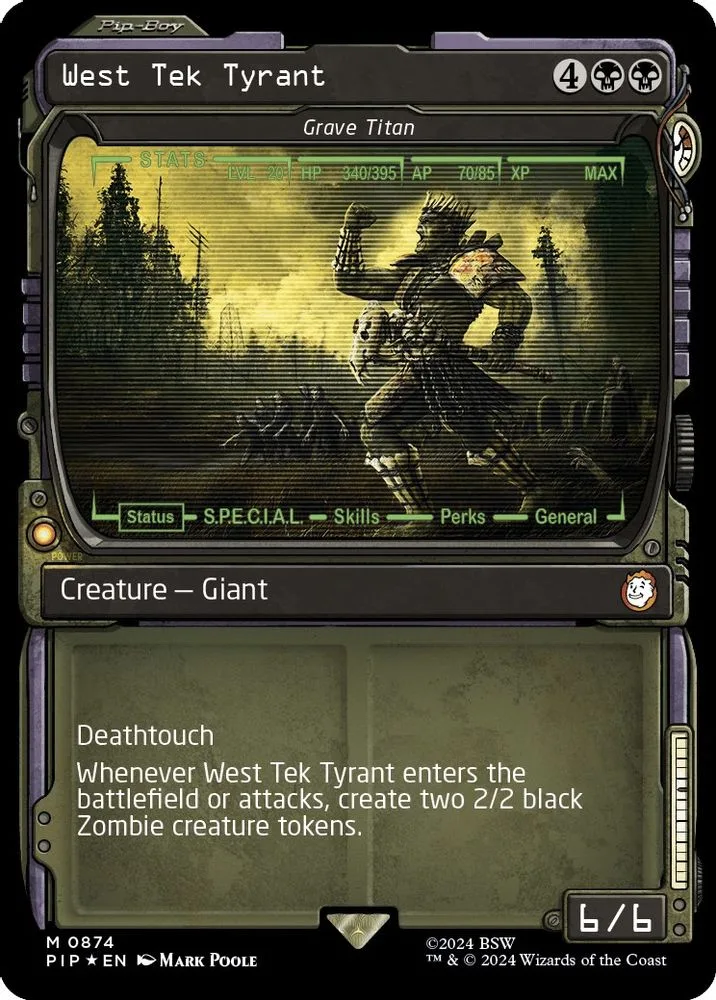 West Tek Tyrant - Grave Titan (Showcase · Surge Foil)