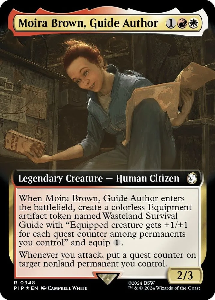 Moira Brown, Guide Author (Extended Art · Surge Foil)
