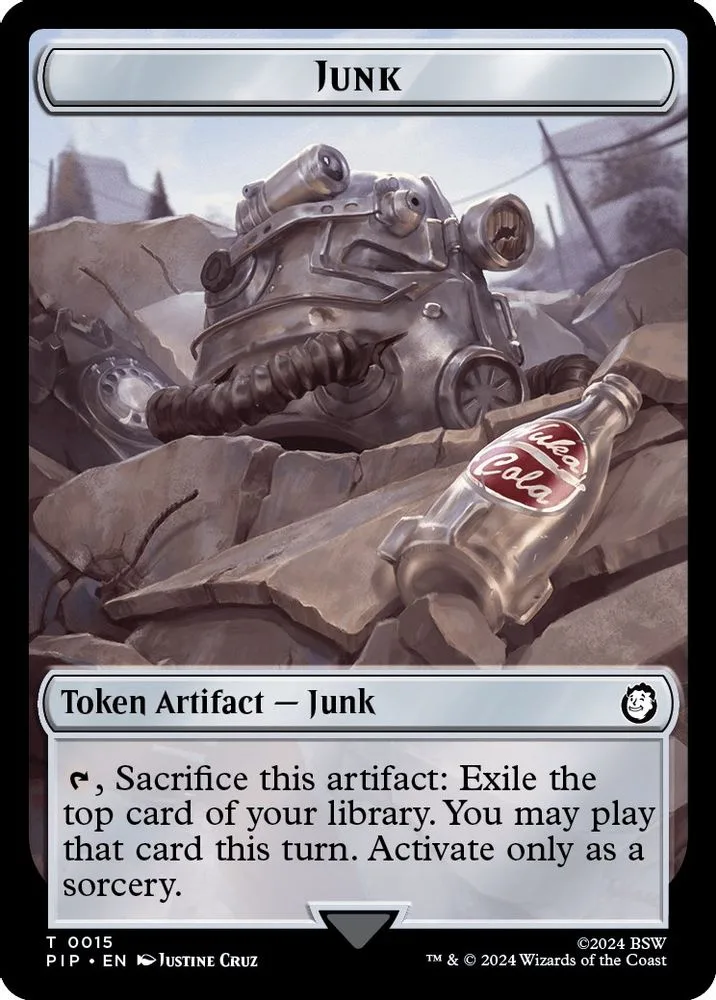 Junk // Zombie Mutant Double-Sided Token