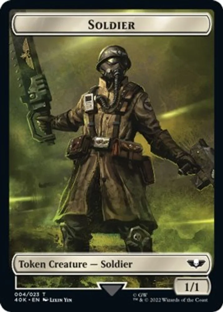 Soldier (004) // Vanguard Suppressor Double-Sided Token