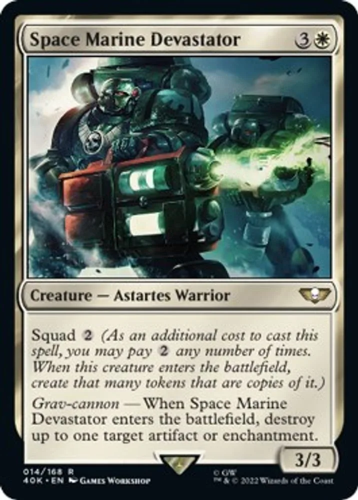 Space Marine Devastator (Surge Foil)