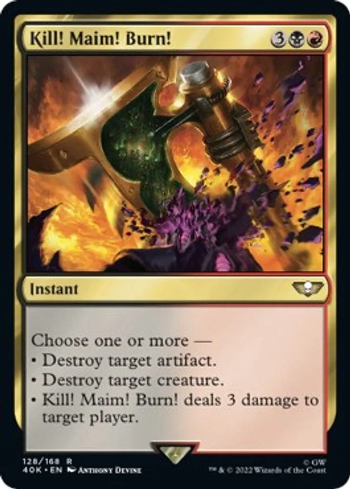 Kill! Maim! Burn! (Surge Foil)