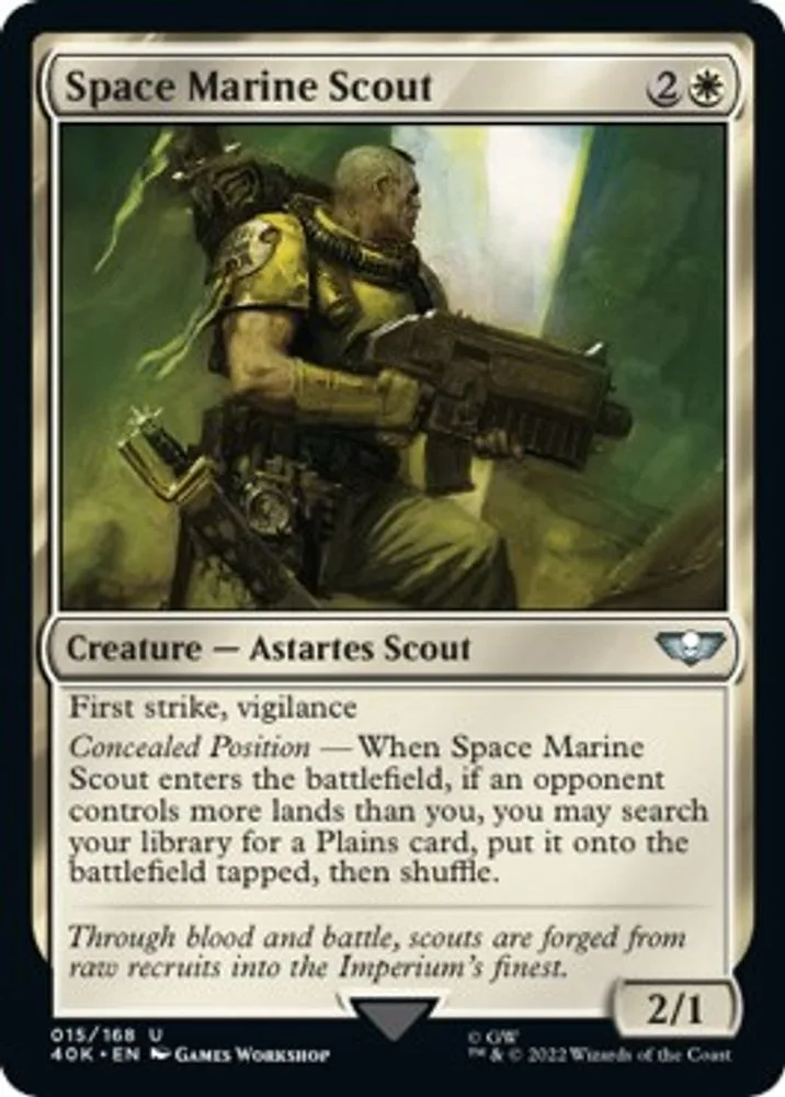 Space Marine Scout (Surge Foil)