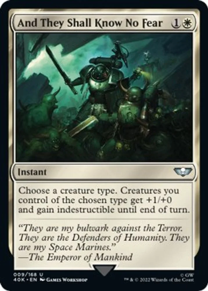 And They Shall Know No Fear (Surge Foil)