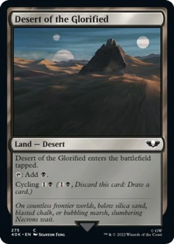 Desert of the Glorified