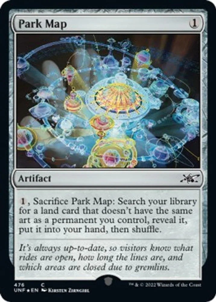 Park Map (Galaxy Foil)