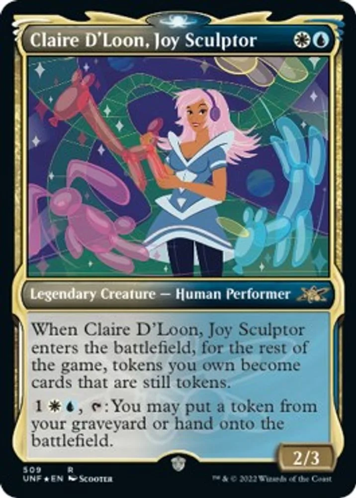 Claire D'Loon, Joy Sculptor (Showcase) (Galaxy Foil)