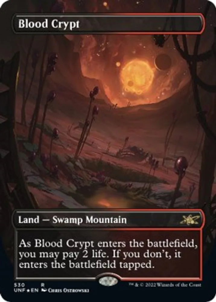 Blood Crypt (Borderless) (Galaxy Foil)