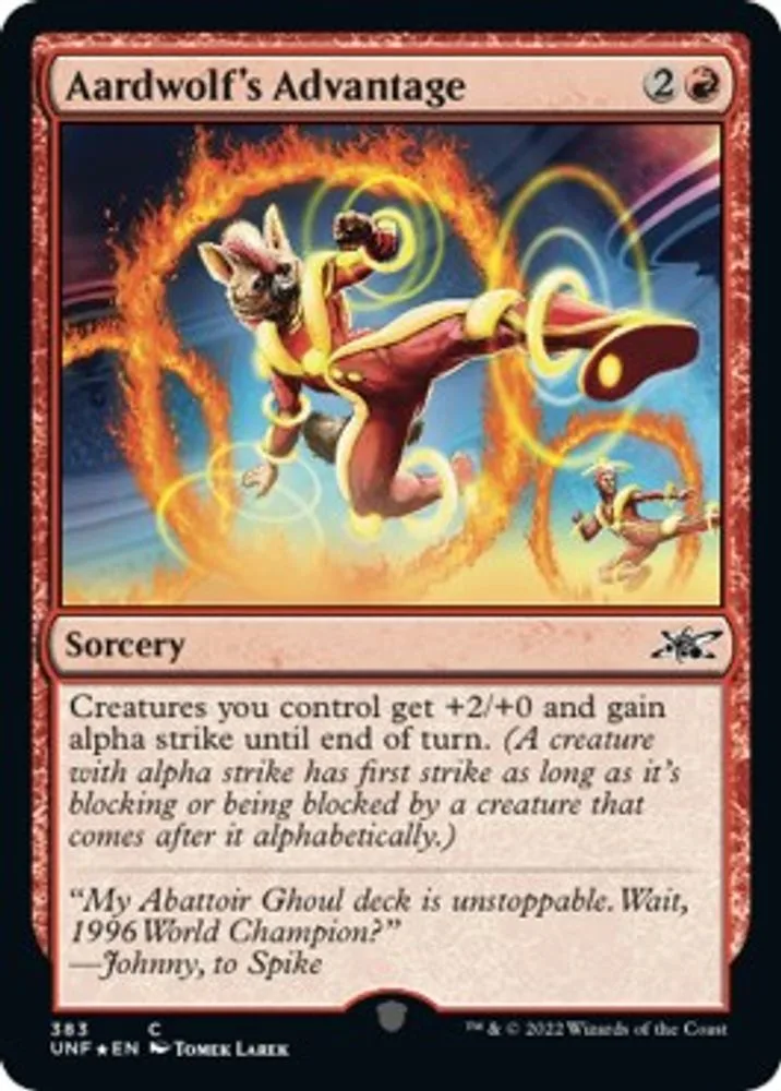 Aardwolf's Advantage (Galaxy Foil)