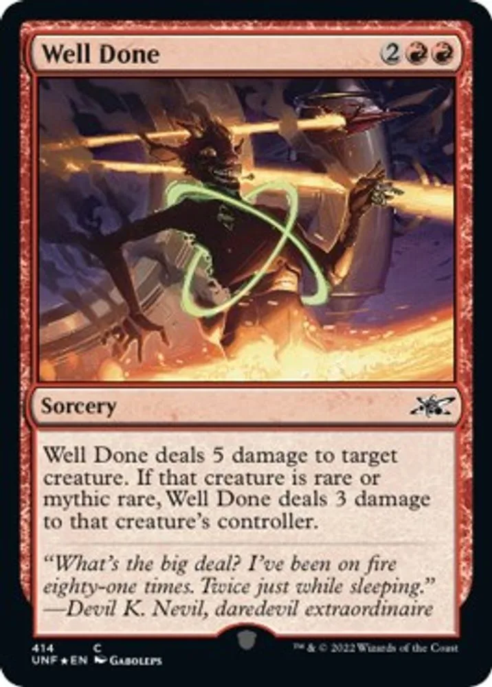 Well Done (Galaxy Foil)