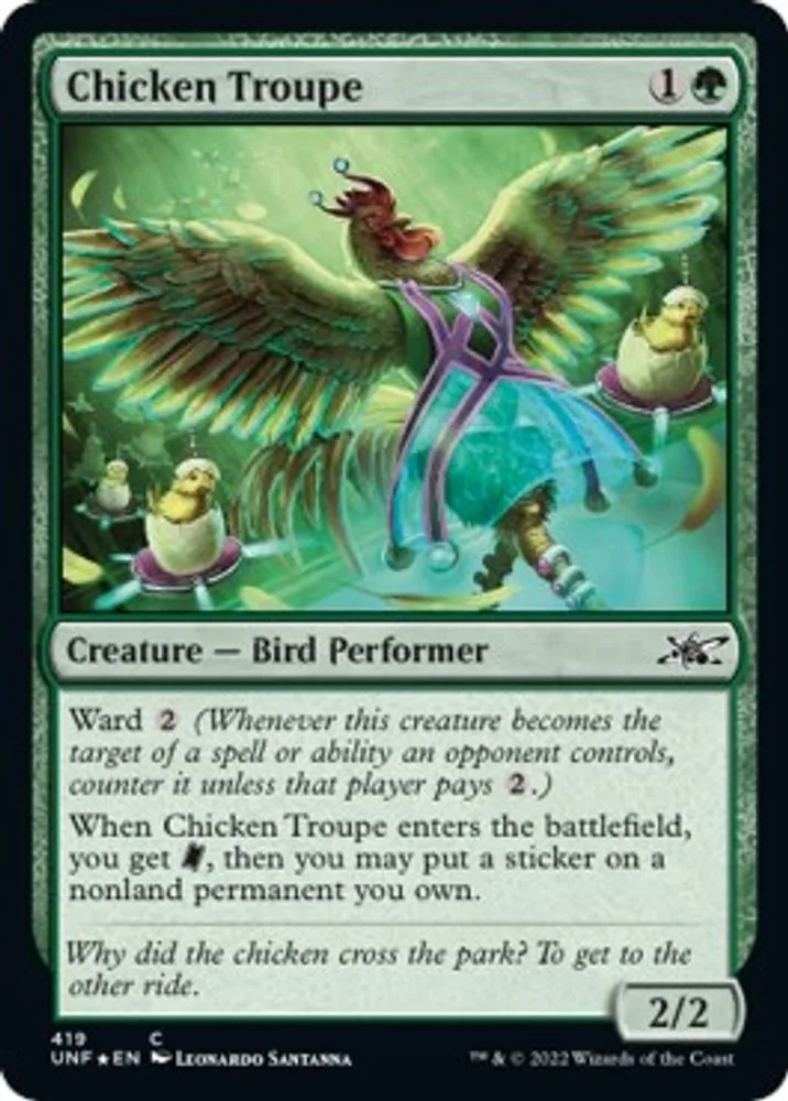 Chicken Troupe (Galaxy Foil)