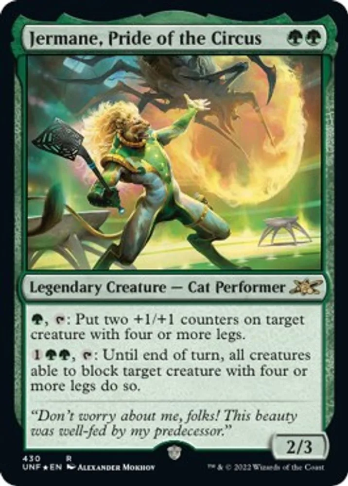 Jermane, Pride of the Circus (Galaxy Foil)
