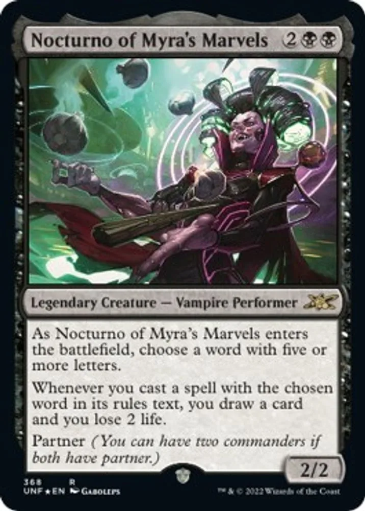 Nocturno of Myra's Marvels (Galaxy Foil)