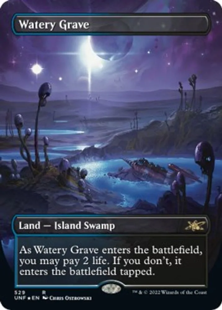 Watery Grave (Borderless) (Galaxy Foil)