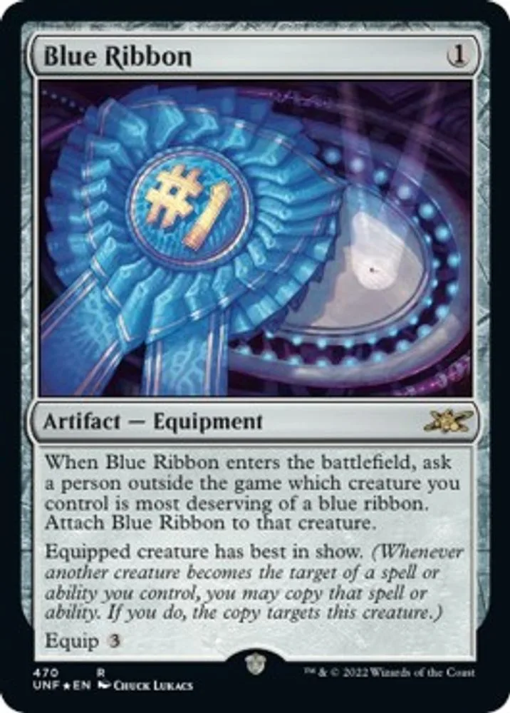 Blue Ribbon (Galaxy Foil)