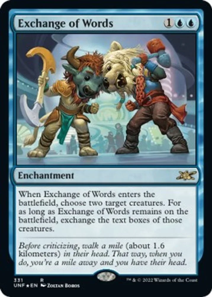 Exchange of Words (Galaxy Foil)