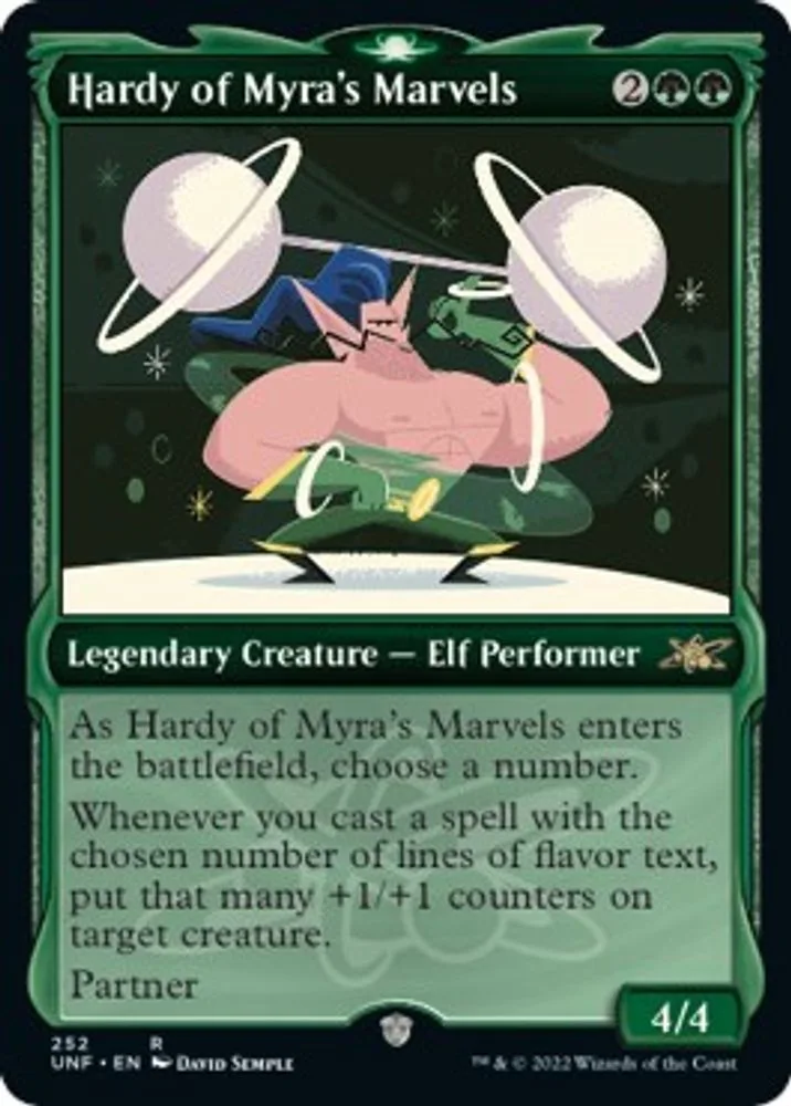 Hardy of Myra's Marvels (Showcase)