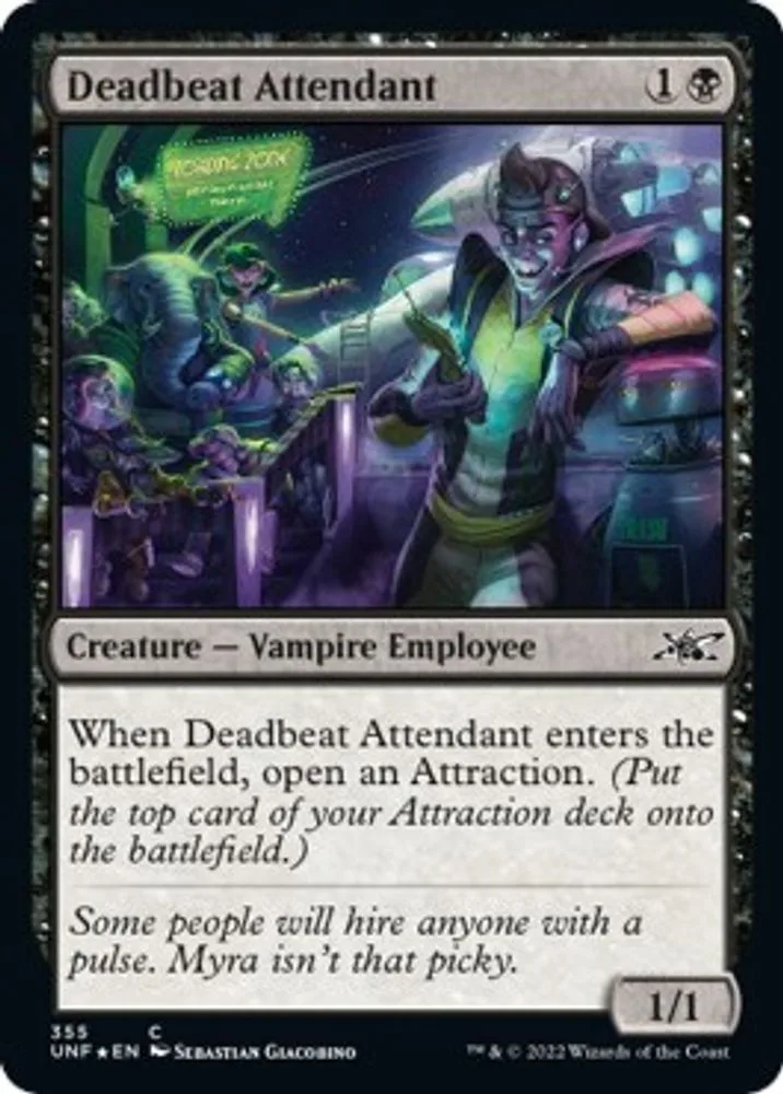 Deadbeat Attendant (Galaxy Foil)