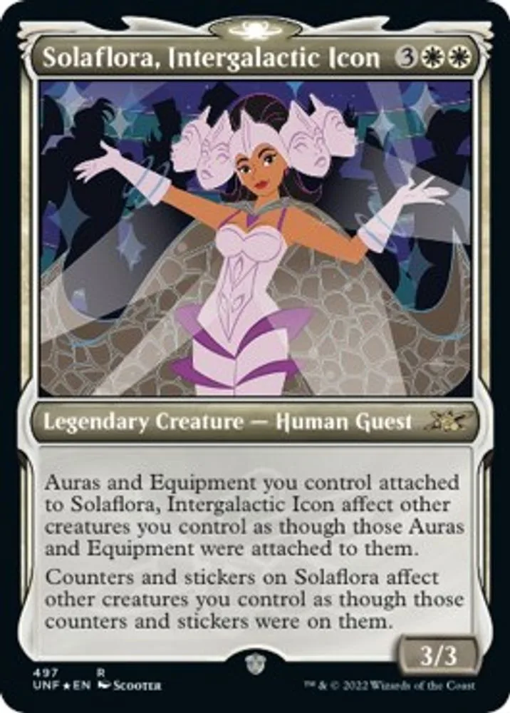 Solaflora, Intergalactic Icon (Showcase) (Galaxy Foil)