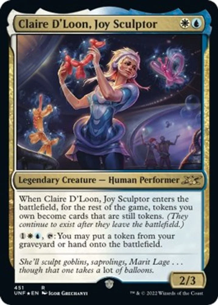 Claire D'Loon, Joy Sculptor (Galaxy Foil)