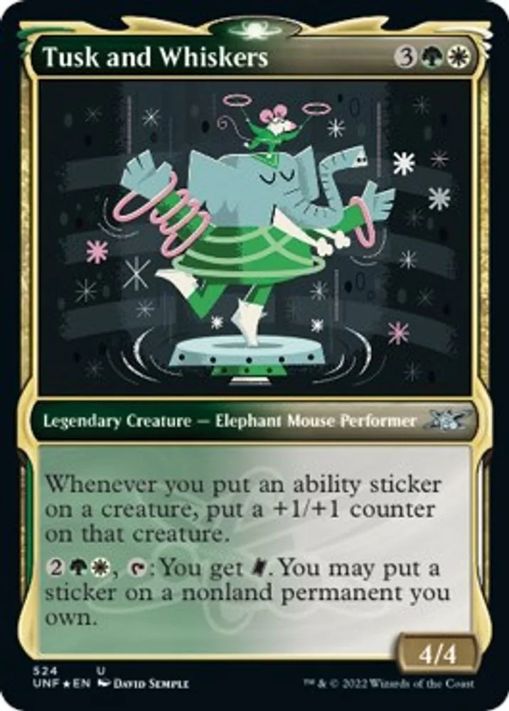 Tusk and Whiskers (Showcase) (Galaxy Foil)