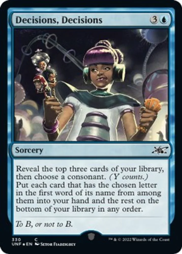 Decisions, Decisions (Galaxy Foil)
