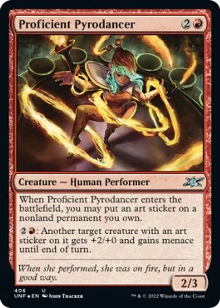 Proficient Pyrodancer (Galaxy Foil)