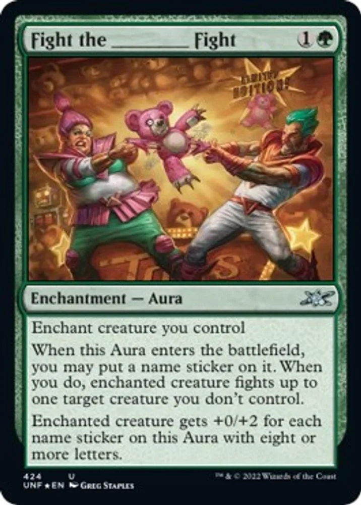 Fight the _______ Fight (Galaxy Foil)