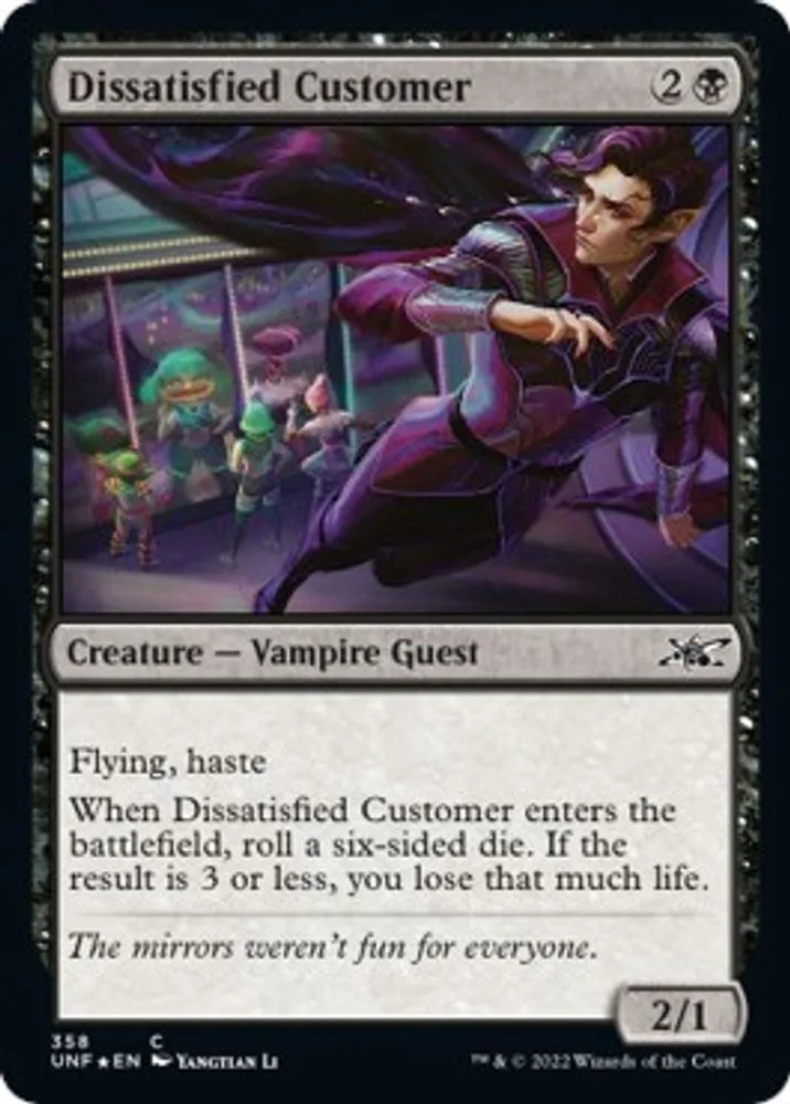 Dissatisfied Customer (Galaxy Foil)