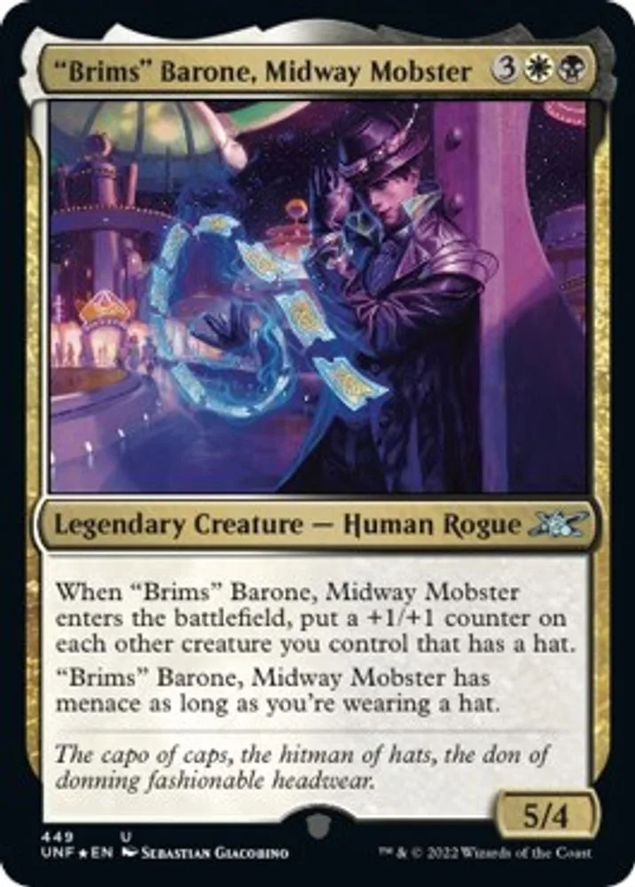 "Brims" Barone, Midway Mobster (Galaxy Foil)