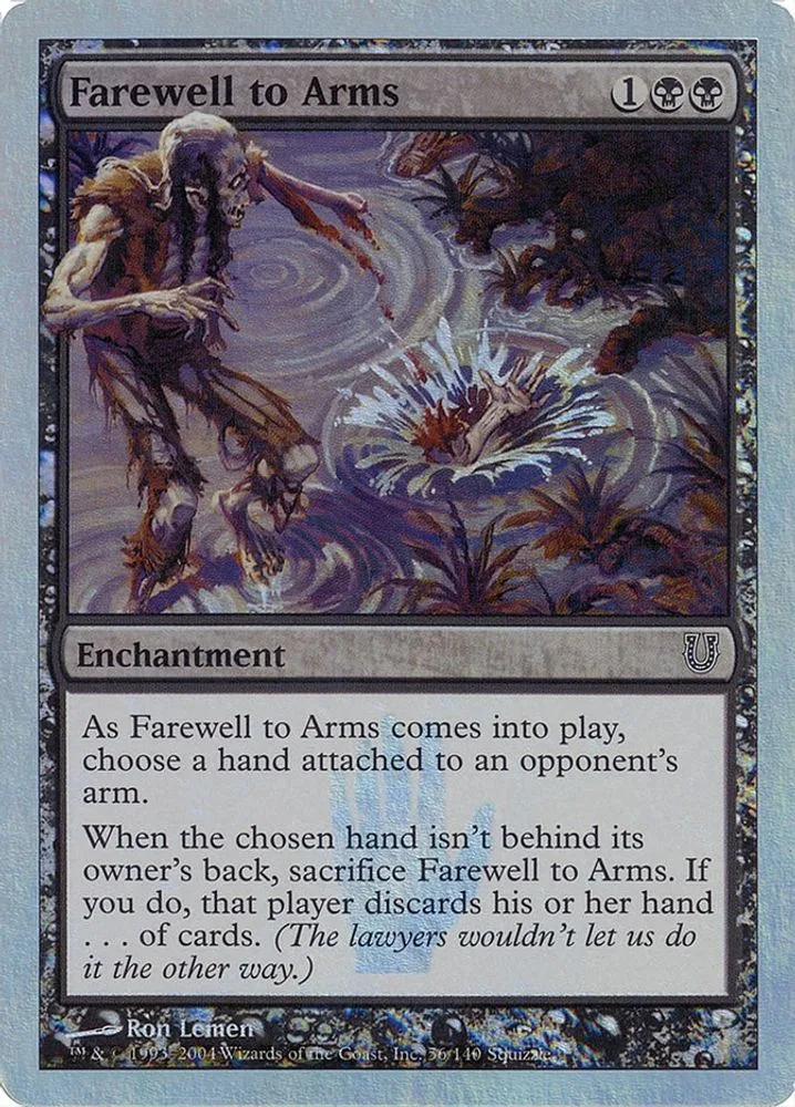 Farewell to Arms (Alternate Foil)