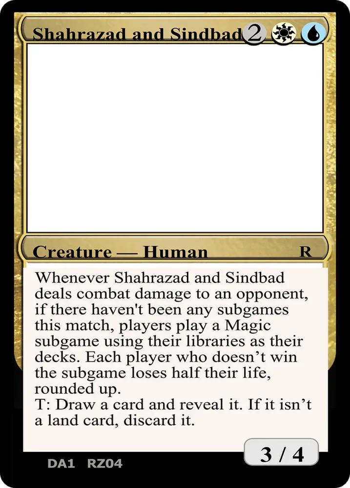 Shahrazad and Sindbad