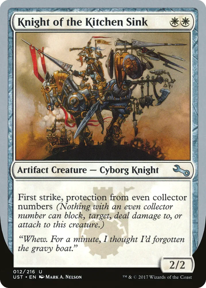Knight of the Kitchen Sink