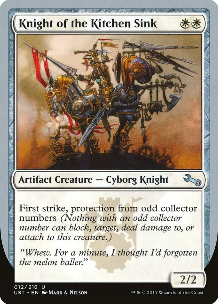 Knight of the Kitchen Sink (D)