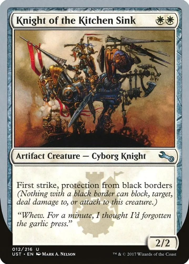Knight of the Kitchen Sink (A)