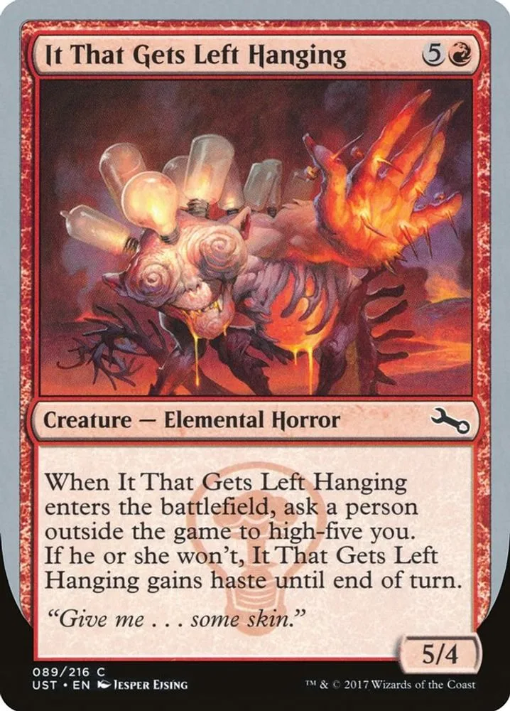 It That Gets Left Hanging