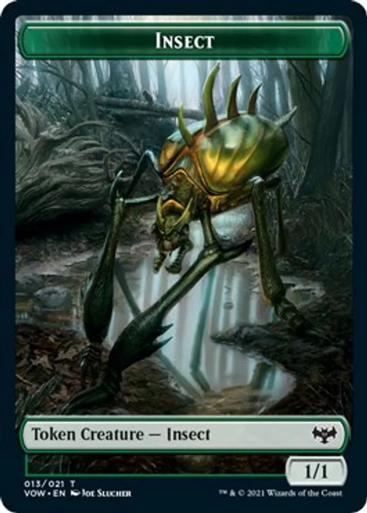 Insect // Human Soldier Double-Sided Token