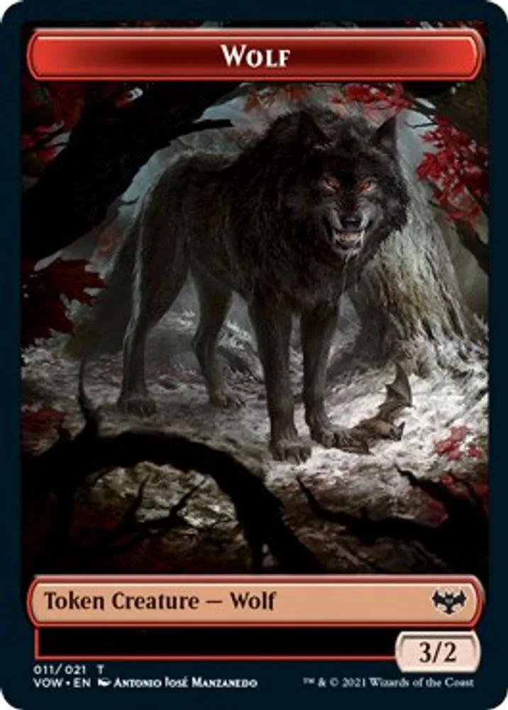 Wolf (011) // Spirit (002) Double-Sided Token